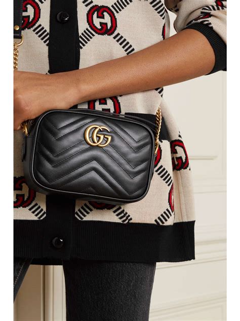 gucci marmont bag discount|GUCCI GG Marmont Camera small quilted leather shoulder bag .